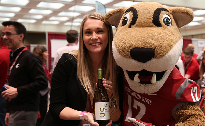 Woman posing with Butch T Cougar