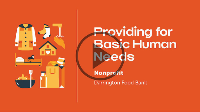 Providing for Basic Human Needs; Nonprofit, Darrington Food Bank